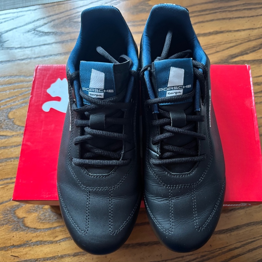 Size 9 - PUMA Porsche Legacy x Ridge Cat Black Sneaker